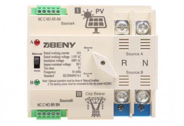 Automatic Transfer Switch (ATS) For Solar PV Systems